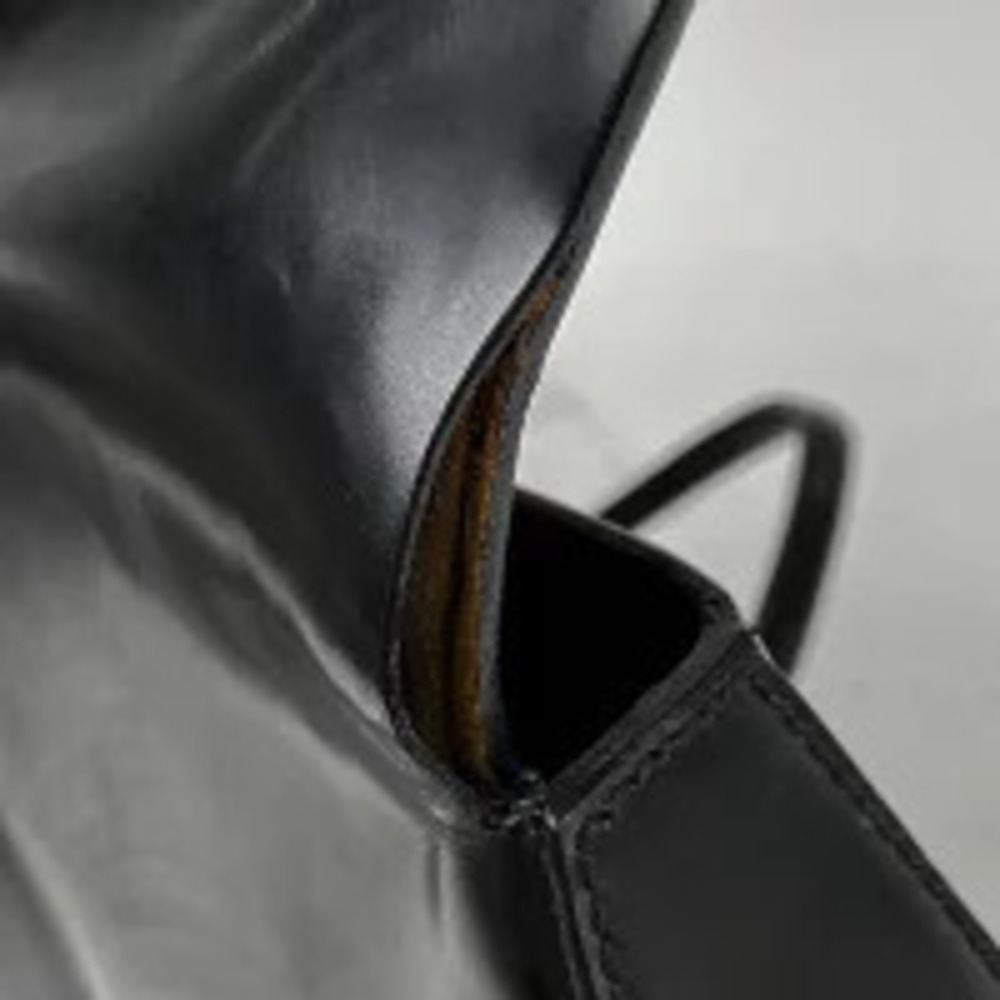 Prada Shoulder Bag Handbag Leather Nero Black - Picture 5 of 6